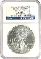 2013-W Silver Liberty Eagle MS-70 [First Releases]
