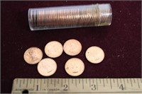 Roll of 1959 Cdn 1 Cent Coins