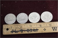 1870-1970 & 1976 Cdn 1 Dollar Coins