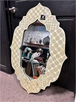 Mother of Pearl Look Decorative Mirror