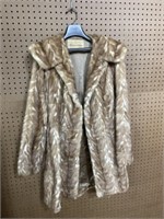 Fur coat jacket