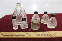Vintage Glass Fragrance Bottles
