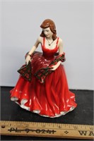 "Wee Scittish Lass " Royal Doulton Figurine