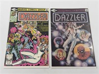 MARVEL COMICS DAZZLER COMIC BOOK NO. 1 & 2