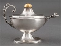 Edward VII Sterling Silver Lamp Form Table Lighter