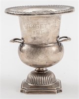 American Sterling Silver Camapgna Form Urn