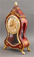 Le Castel Vintage Swiss Lacquered Cartel Clock