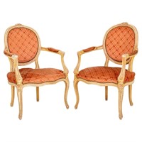 French Louis XVI Style Medaillon Fauteuil, 2