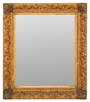 Louis XV Style Gilded Framed Mirror, 20th C.