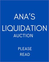 (MUST READ) Welcome to Ana's Liquidation Auction!