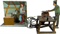 TWO GERMAN STEAM/WINDUP MECHANICAL TOYS