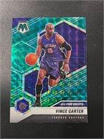 Vince Carter All-Time Greats Green Mosaic Prizm