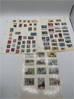 Vintage collection of stamps