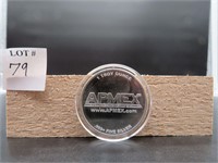 APMEX .999 1 Troy Ounce Silver Round