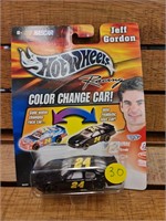 Color changing jeff gordon hotwheels