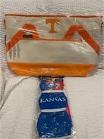 NCAA Kansas Facemasks * Tennessee Vols Cooler Bag