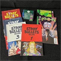Stray Bullets & Ex Machina Comic lot