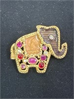 Antique Elephant Brooch