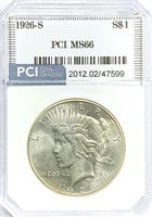 1926-S Silver Peace Dollar MS-66