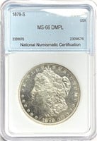 1879-S Morgan Silver Dollar MS-66 DMPL