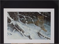 1988 Cougar in the Snow Robert Bateman 10424/11857