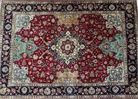 GORGEOUS HAND KNOTTED PERSIAN WOOL TABRIZ RUG