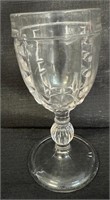 ANTIQUE NOVA SCOTIA GLASS PATTERNED GOBLET