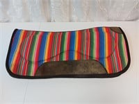 Western Saddle Pad with Built Up Sides