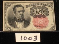 1874 U.S. 10 Cent Fractional Currency CU…Se.