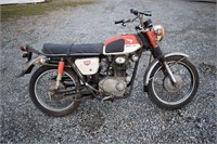 1969 Honda CL350 project motorcycle, VIN: CL350-10