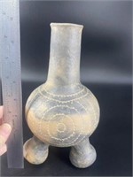 Reproduction Tri-Pod Water Bottle  Pottery