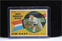 1960 Topps Jim Kaat Rookie Card
