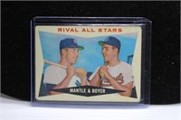 1960 Topps Rival All Stars (Mantle & Boyer)