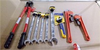 Multiple Wrenches & Bolt Cutters