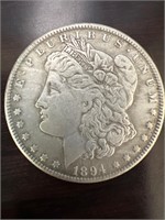 1894 O Morgan Silver Dollar