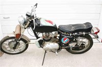 Vintage 1970 Triumph Motorcycle VIN# T100CGD55605