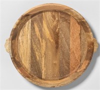 Oversized Carved Wood Tray - Hearth & Hand™