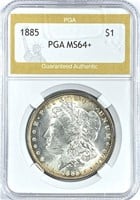 1885 Morgan Silver Dollar MS-64+