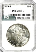 1879-S Morgan Silver Dollar MS-66 +
