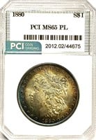 1880 Morgan Silver Dollar MS-65 PL