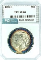1926-S Silver Peace Dollar MS-64