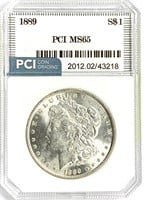 1889 Morgan Silver Dollar MS-65