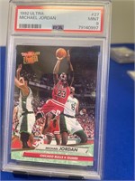 1992 Ultra Michael Jordan PSA Mint 9