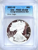 2021-W Silver Eagle PR-69 DCAM