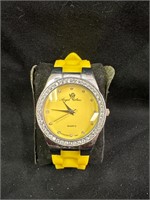 Womens Angel Star Yellow Watch