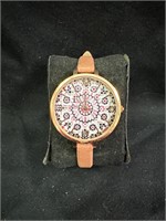 Flower Large Dial Ladies Watch