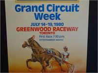 1980 Greenwood Horse Racing  No7 Cigarettes Poster