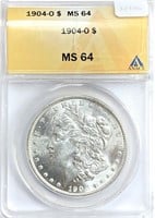 1904-O Morgan Silver Dollar MS-64