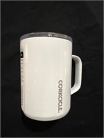 Corkcicle White Sparkle 16OZ Mug
