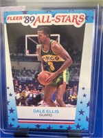 1989 Fleer Dale Ellis All Star Sticker